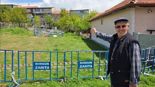 Sorgun'da evlerin arasında oluşan görüntü mahalleyi tedirgin etti