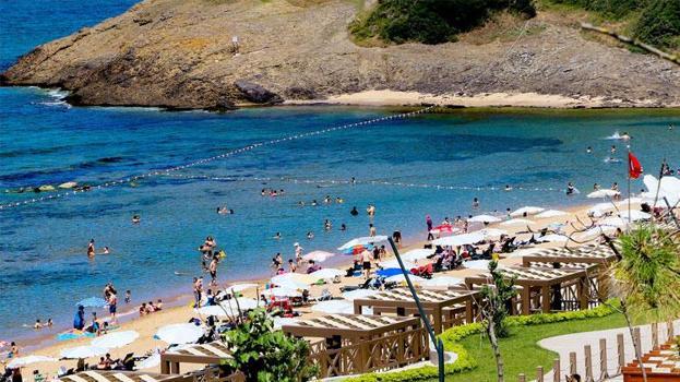 Hafta sonu için cennetten bir köşe! Mavi deniz ve yeşil doğa iç içe