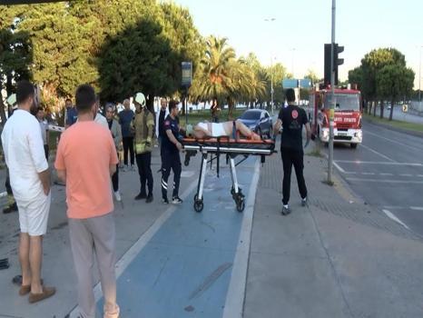 Kartal'da takla attı, otoparka düştü: İstanbul'da korkunç kaza!