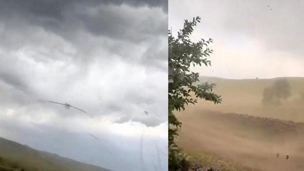 Bingöl'de şiddetli fırtına paniğe neden oldu