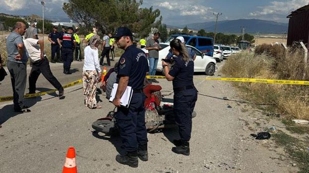 Amasya'da otomobil ile çarpışan motosikletin sürücüsü öldü