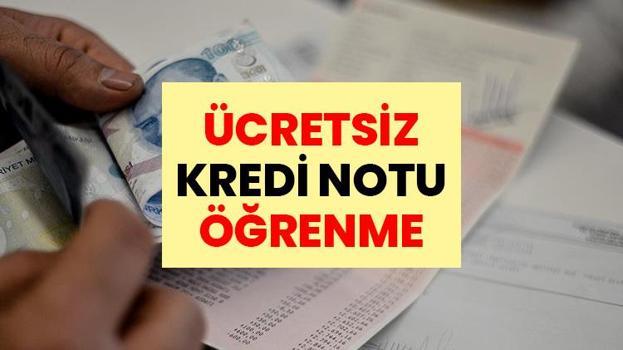 KREDİ NOTUNU ÜCRETSİZ ÖĞREN | Kredi notu sorgulamada yeni dönem! Kredi notu nasıl sorgulanır, nereden öğrenilir?