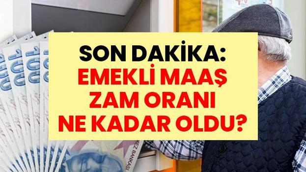 SON DAKİKA: EMEKLİ MAAŞ ZAM ORANI NE KADAR OLDU? Haziran Enflasyon Oranı Açıklandı, Emeklinin Zam Oranı Belli Oldu! İşte En Düşük Emekli Maaşına Gelen Zam Oranı: Örnek Emekli Maaşı Hesaplama