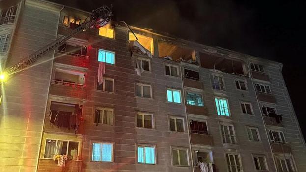 Çorlu'da apartman dairesinde meydana gelen patlamada 1 kişi öldü