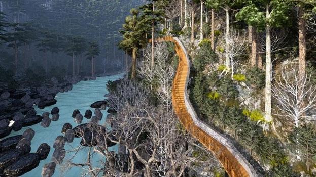Giresun'da doğa turizmine yeni rota Göksu Travertenleri ile Mavi Göl: Beyazdan Maviye Yolculuk