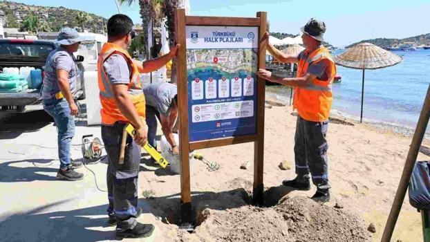 Bodrum Türkbükü'nde halk plajı seferberliği! Kaçak iskeleler yıkıldı, 5 plaj birden yenilendi
