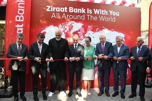 Ziraat Bankası’nın Tiran şubesi törenle açıldı