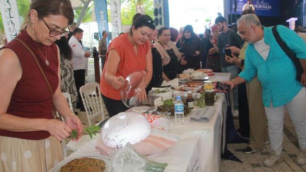 Ordu'nun en lezzetli festivalinde zeytinyağlı fındık yaprağı sarması dikkat çekti