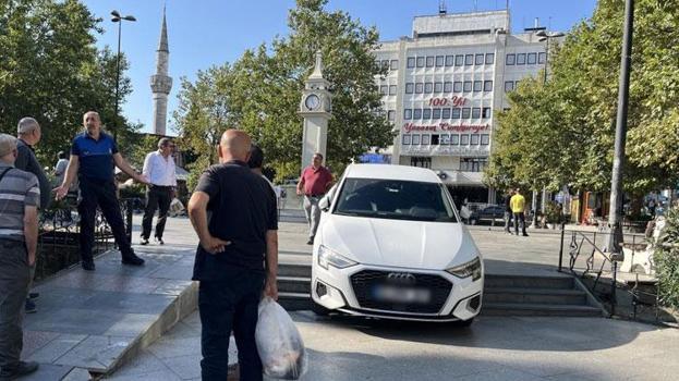 Çorlu’da hayrete düşüren kaza: Görenler dakikalarca bakakaldı