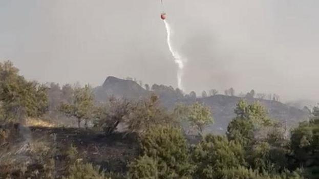 Makilik alanda çıkan yangın kontrol altına alındı