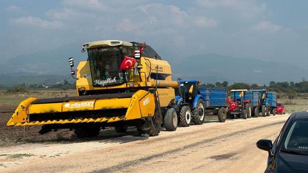 Yerli ve milli ürün çeşitlerinde ilk hasat yapıldı