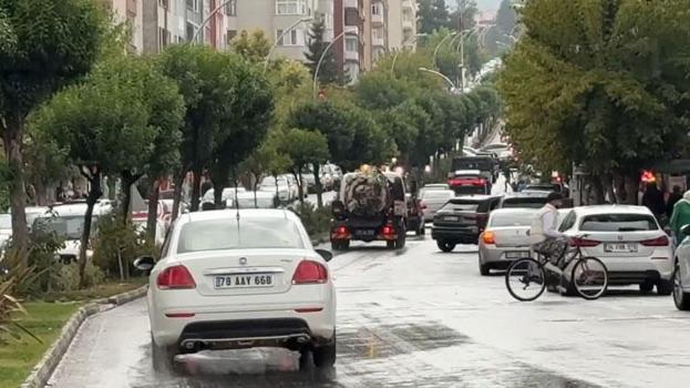 Karabük’te sağanak yağışlar gün boyu etkili oldu
