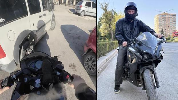 Eskişehir bu motorcuyu konuşuyor: Günde 3 kaza yapmadan kendime gelemiyorum!