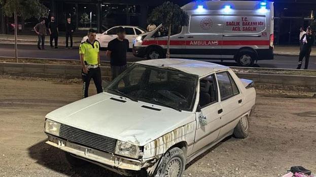 Kontrolünü kaybettiği otomobille takla attı burnu bile kanamadı