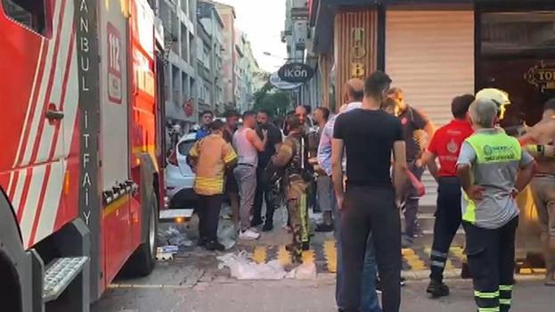 Bakırköy'de sabah saatlerinde bir otelde çıkan yangında 12 kişi yaralandı