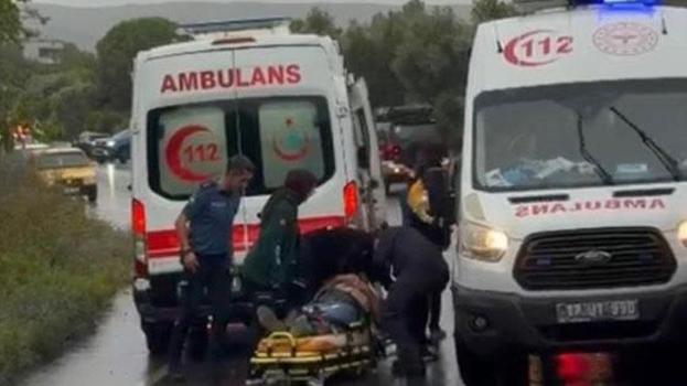 Minibüs devrildi sürücü hayatını kaybetti 2 kişi yaralandı
