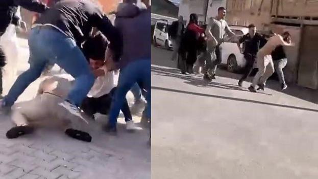 İnşaat işçileri ile müteahhit birbirine girdi 8 kişi yaralandı