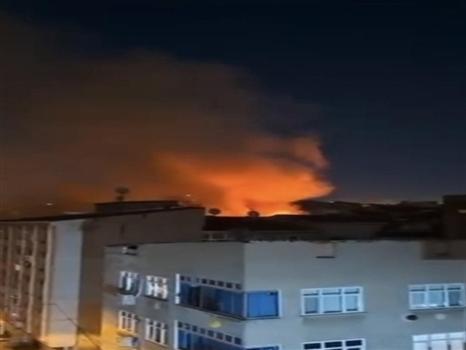 Esenler'de metruk binada çıkan yangın söndürüldü