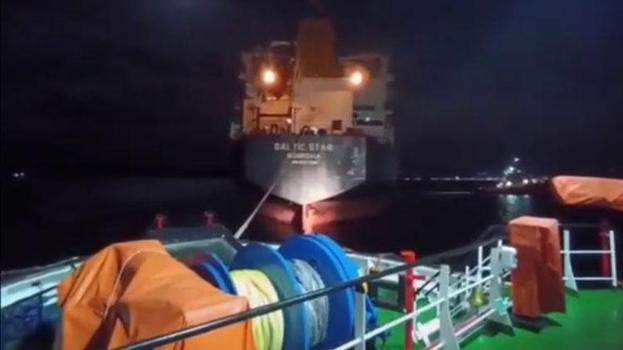 Çanakkale Boğazı'nda gemi arıza yaptı