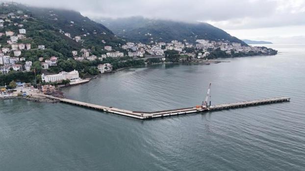 Ordu'da 140 metrelik çalışma bitti: Atatürk Rıhtımında imalat tamamlandı