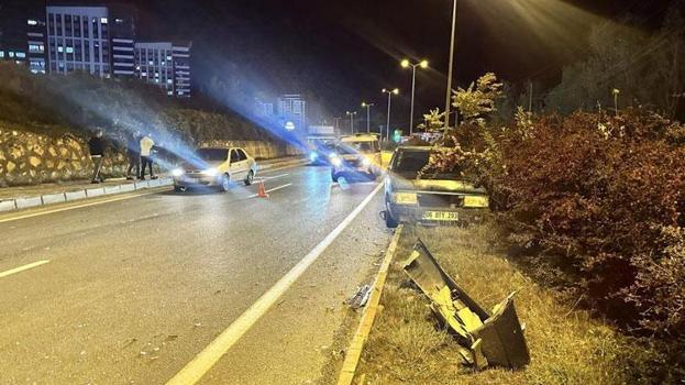 Zincirleme trafik kazasında 1 kişi yaralandı
