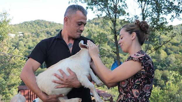 Emekli maden işçisi tazminatıyla babasından kalan atıl araziyi değerlendirerek çiftlik kurdu! Ürettikleri peynir ve yoğurtla gelir elde ediyorlar