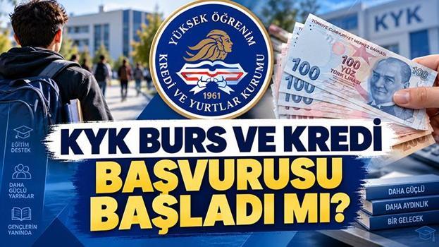 KYK BURS VE KREDİ BAŞVURUSU BAŞLADI MI? 2026 Kredi ve Yurtlar Kurumu (KYK) burs ve kredi başvuru detayları