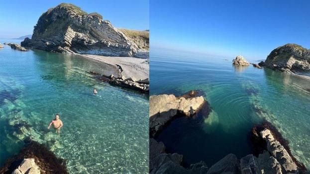 Türkiye'nin en kuzeyindeki Sinop'ta ekim ayında deniz keyfi