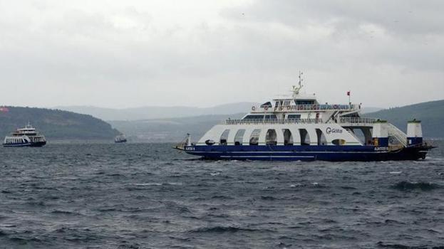 Çanakkale’de feribot seferlerine fırtına engeli! Çok sayıda sefer iptal edildi