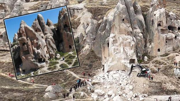 Kapadokya facianın yaşandığı alanın son hali! Öncesi ve sonrası görüntülendi