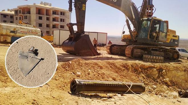 Türk hava sahasında vurulan mühimmatın parçaları Gaziantep'e düştü! Olay yerinden ilk görüntüler geldi