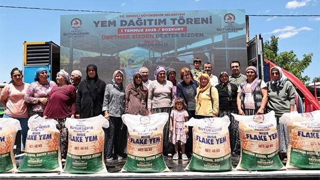 Denizli’de üreticiye can suyu: 19 ilçede harekete geçildi, 32 bin çuval dağıtıldı