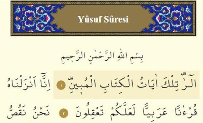 Yusuf Suresi Türkçe Arapça okunuşu ve tefsiri! Ramazan ayında Yusuf Suresi okumanın yararları ve faziletleri