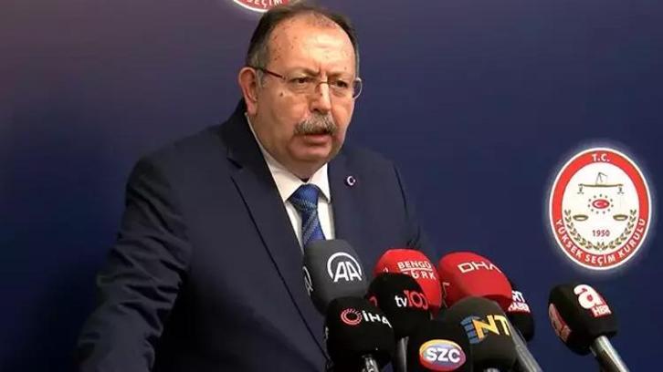 YSK Başkanı Yener'den seçim açıklaması: Oy sayım işlemleri aralıksız devam edecektir