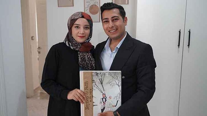 Gaziantep'te bir çift evlilik kredisiyle yuvalarını kurdu: Yeni evlenenlere 2 yıl evlilik akademisi