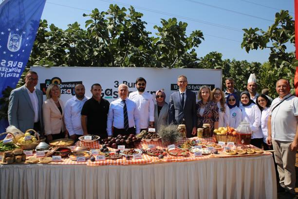 Bursa 3'üncü Uluslararası Gastronomi Festivali'nin lansmanı incir bahçesinde yapıldı