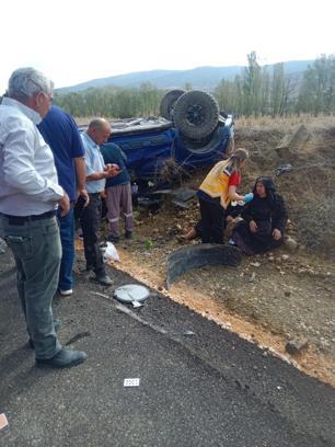 Çorum’da iki cip çarpıştı: 1 ölü, 7 yaralı