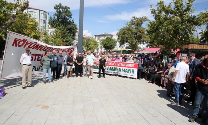 Köylülerden ikinci taş ocağına karşı imza kampanyası