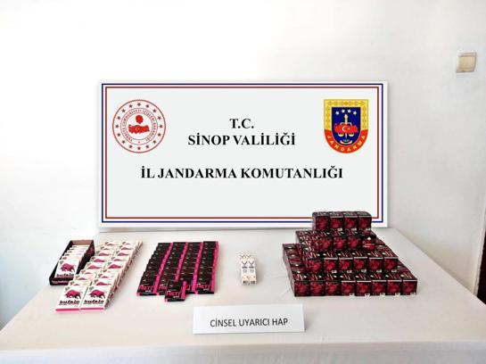 Sinop'ta iş yerinde cinsel içerikli hap satan zanlı yakalandı