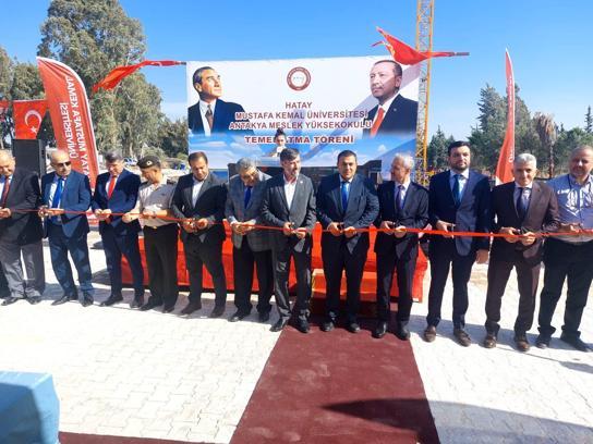 Antakya Meslek Yüksekokulu'nun temeli atıldı