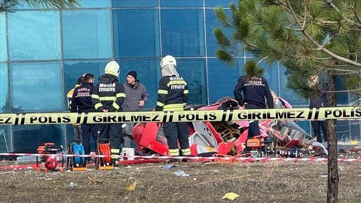 Bakanlıktan Muğla'daki helikopter kazasına ilişkin açıklama: Uçuş, pilot inisiyatifinde gerçekleştirildi