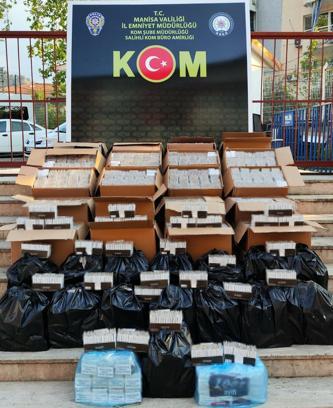 Durdurulan otomobilde 229 bin makaron ele geçirildi