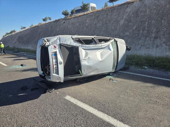 Nevşehir’de otomobil devrildi; anne öldü, kızı yaralı