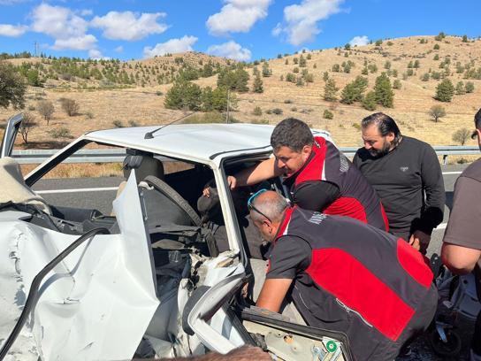 Nevşehir’de iki otomobil çarpıştı: 4 yaralı