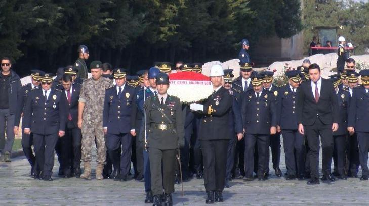Emniyet teşkilatı, Anıtkabir'i ziyaret etti