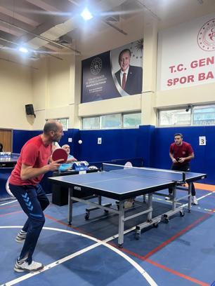 Nevşehir'de öğretmenler gününe özel masa tenisi turnuvası