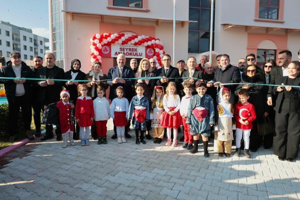 Seyrek Anaokulu törenle hizmete açıldı