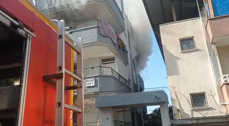 İskenderun'da ev yangını: 1 yaralı