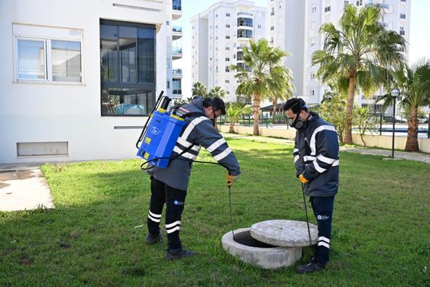 Büyükşehir’den haşere ve vektörlere karşı kış mücadelesi