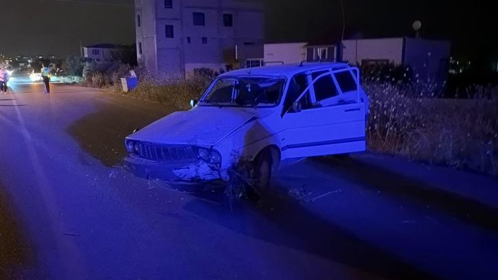 Osmaniye’de elektrikli bisiklet ile otomobilin çapışması kamerada; 1 yaralı